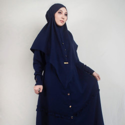 Mardliyah Hijab Alyssum Navy