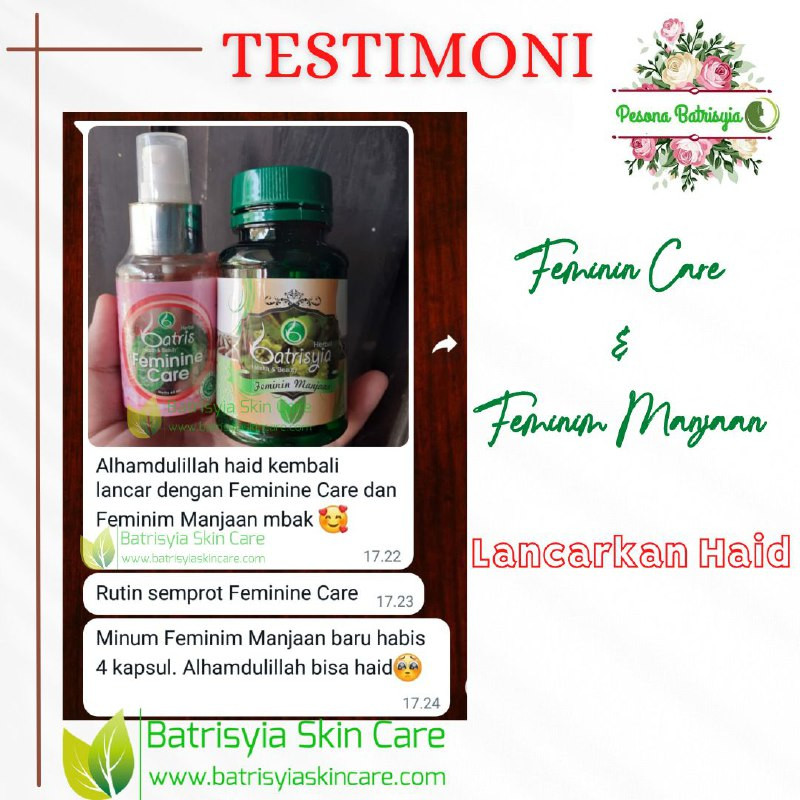 Testi Feminin Care & Feminim Manjaan lancarkan haid