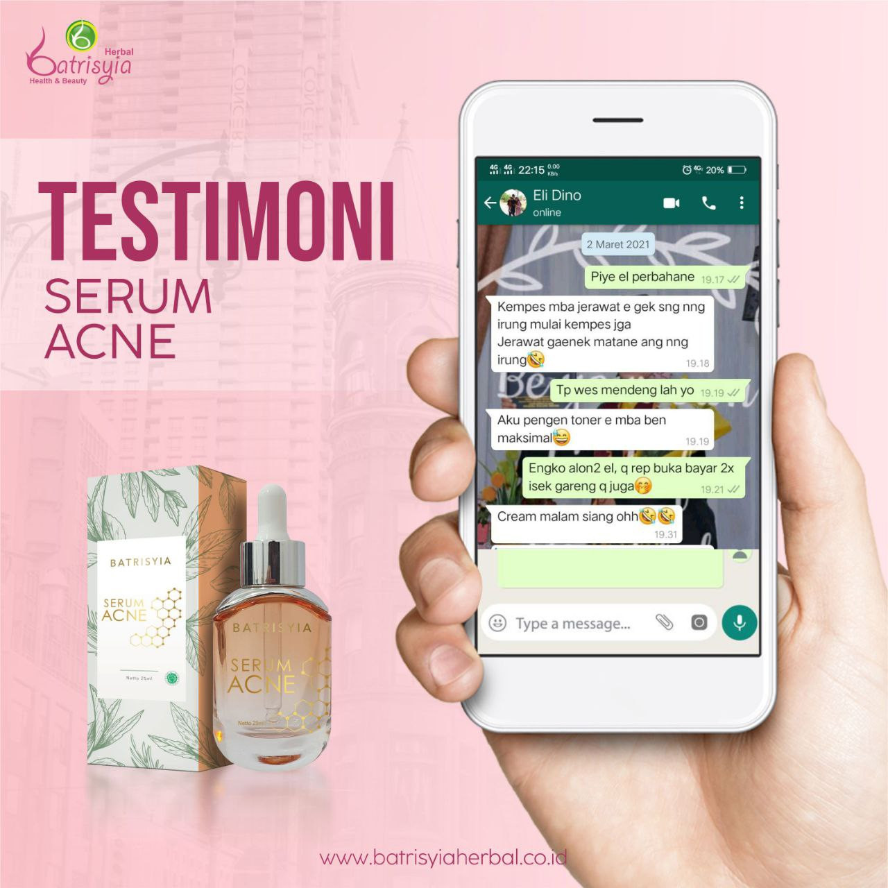 Testimoni Serum Acne